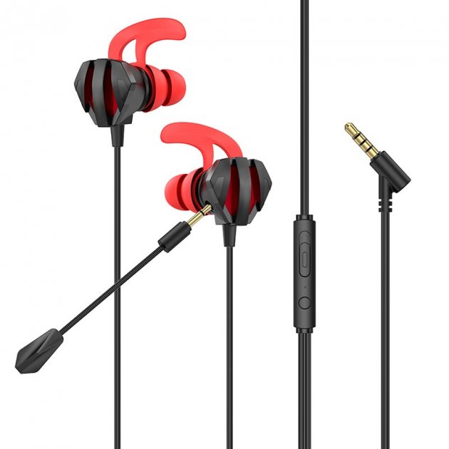Hoco M105 Sharp wire control gaming earphones with microphone black